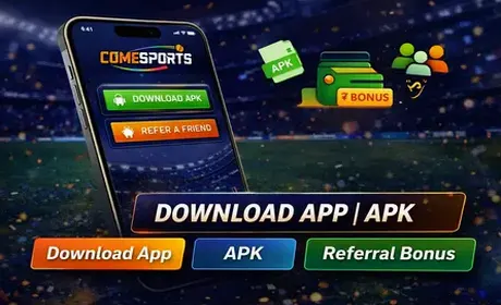 Download the app, unlock code COMFAN100, and enter ₹1 contests faster